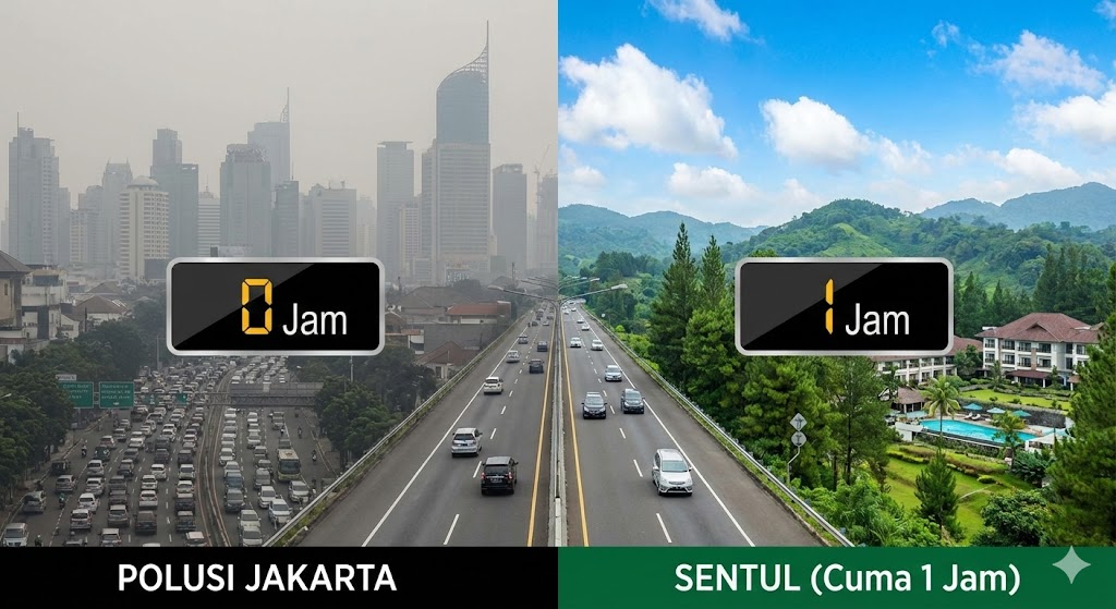 Kabur Sejenak dari Polusi Jakarta ke Sentul